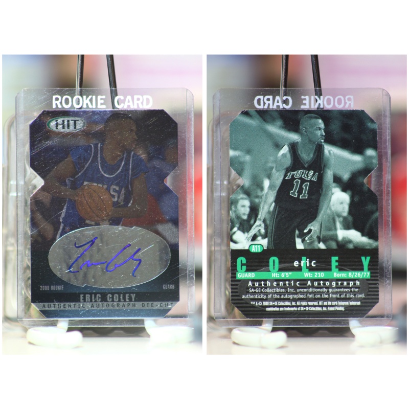 2000 Sage Hit Diamond Die-Cut Eric Coley #A11 Auto