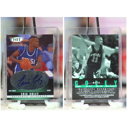 2000 Sage Hit Emerald Eric Coley #A11 Auto