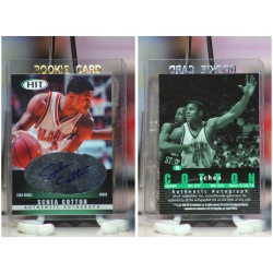 2000 SAGE HIT Autographs Emerald #6 Schea Cotton Auto 2000 Rookie