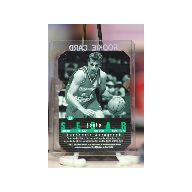 2000 SAGE HIT Autographs Diamond Cut #38 Josip Sesar Auto 2000 Rookie