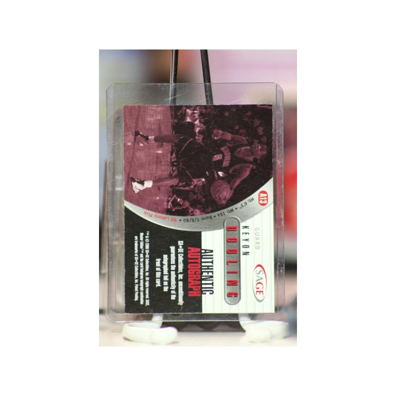 2000 SAGE Autographs Bronze #A13 Keyon Dooling /650 Auto