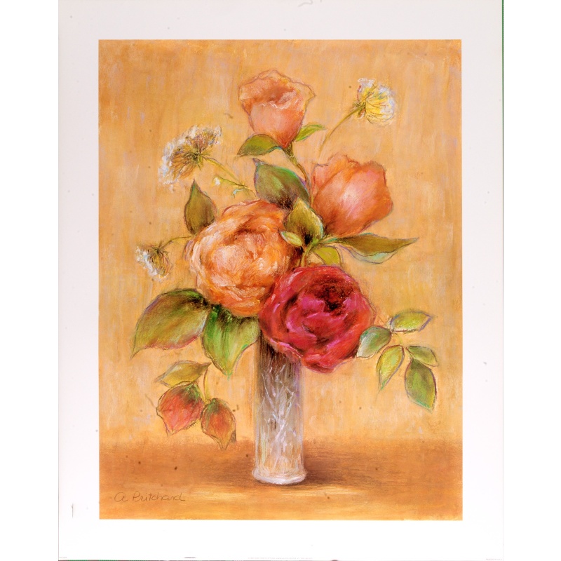 (22 x 28) Art Print AP0304 A. Pritchard - Floral