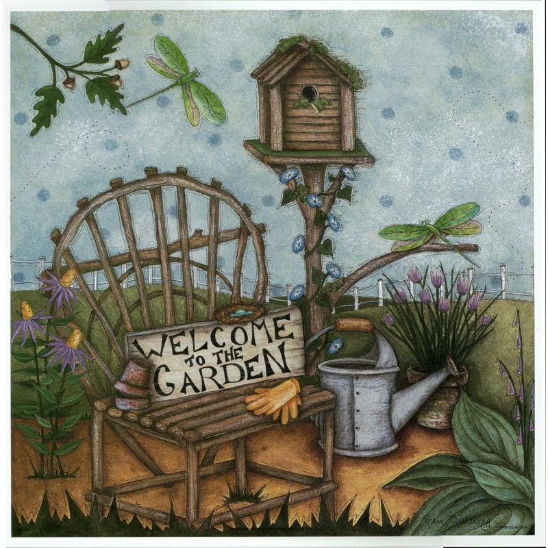 Lot of 4 (10 x 10) Art Print BE2004 Robin Betterley - 