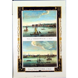 (11 x 16) Art Print HG001 Alexander Hogg - Views of Greenwich & Deptford - Printed in Italy