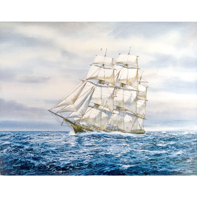 (22 x 28) Art Print JW0604 Jack Wemp - Ships