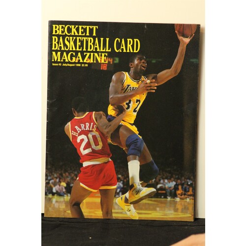 Beckett Basketball Card Magazine - July August 1990 - Issue #3