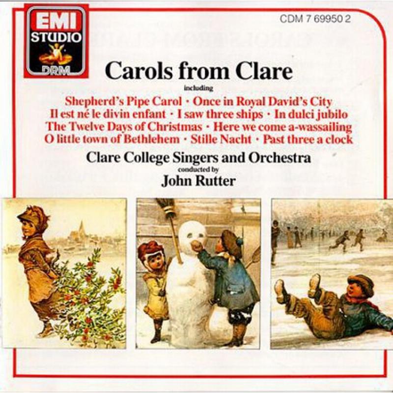 Rutter, John and Clare College Singers & Orchestra Carols CD, Compact Disc