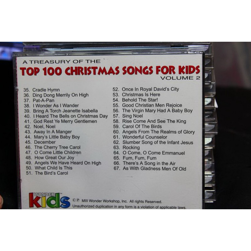 Various Artists Top 100 Christmas Songs For Kids Vol. 2 CD, Compact Disc