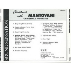Mantovani Christmas With Mantovani (Christmas Favorites) CD, Compact Disc