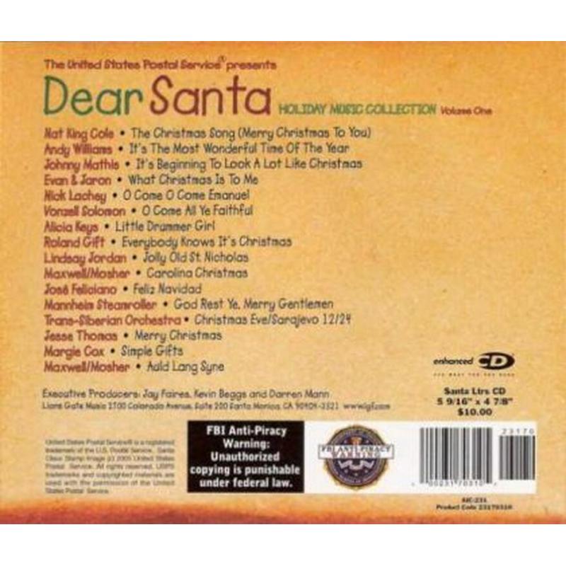 Various Artists Dear Santa CD, Compact Disc