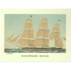 Lot of 8 (6 x 8) Art Print CI17 Currier and Ives - 