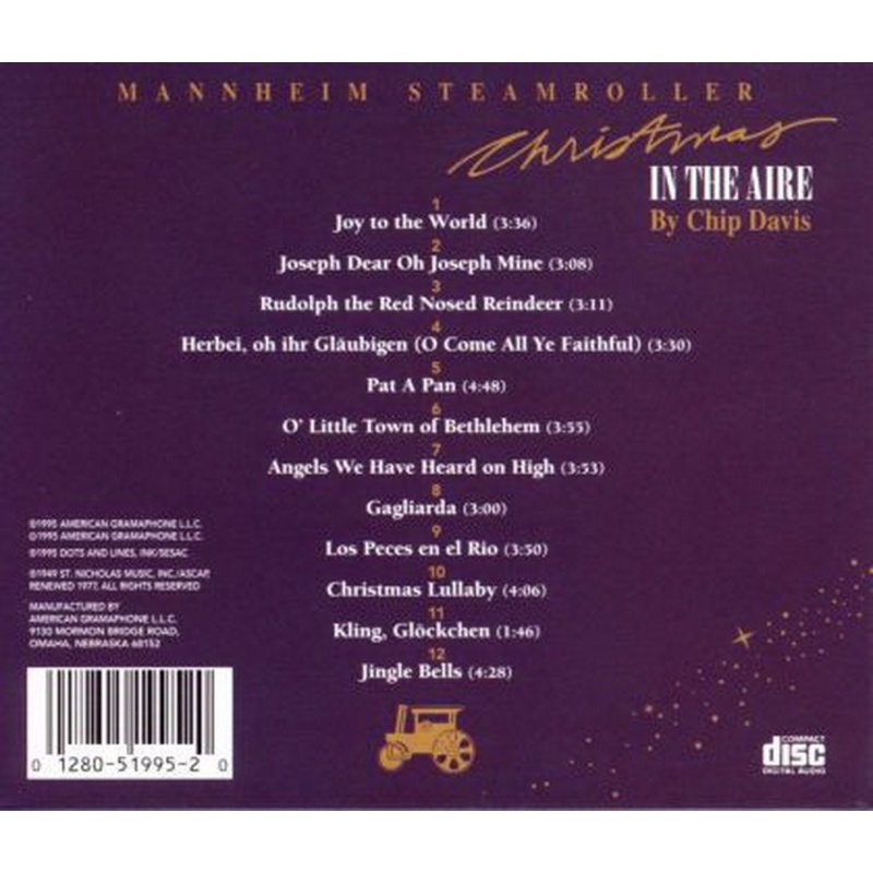 Mannheim Steamroller Christmas In The Aire CD, Compact Disc