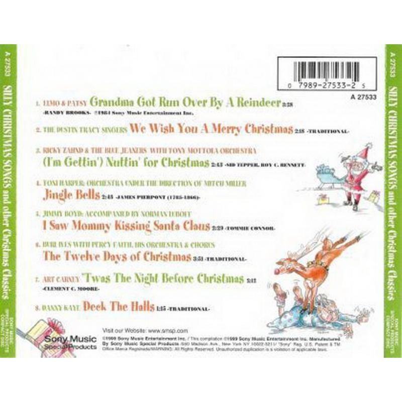 Various Artists Silly Christmas Songs CD, Compact Disc