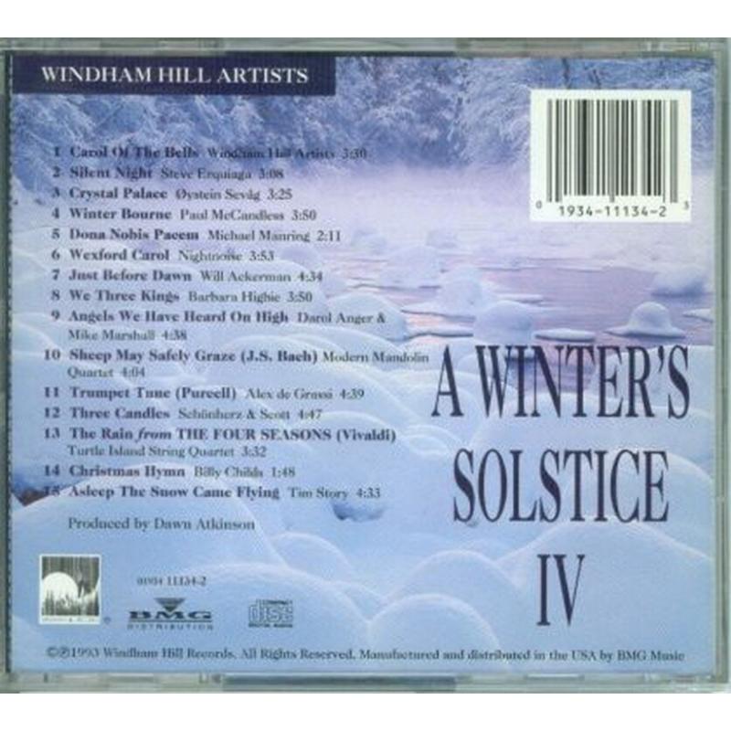 Various Artists Winter's Solstice Iv, A: Windham Hill Art CD, Compact Disc