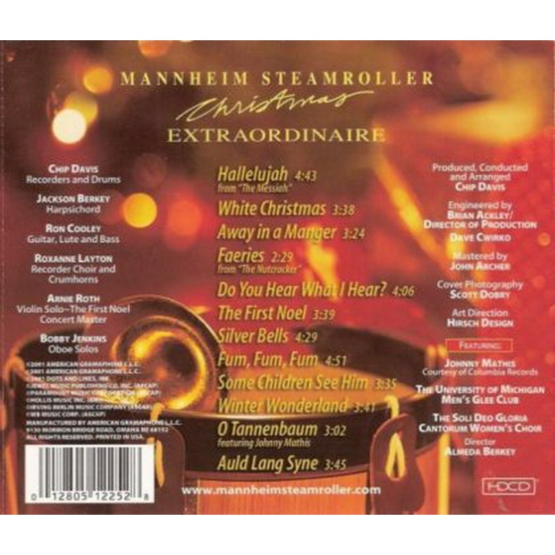 Mannheim Steamroller Christmas Extraordinaire CD, Compact Disc
