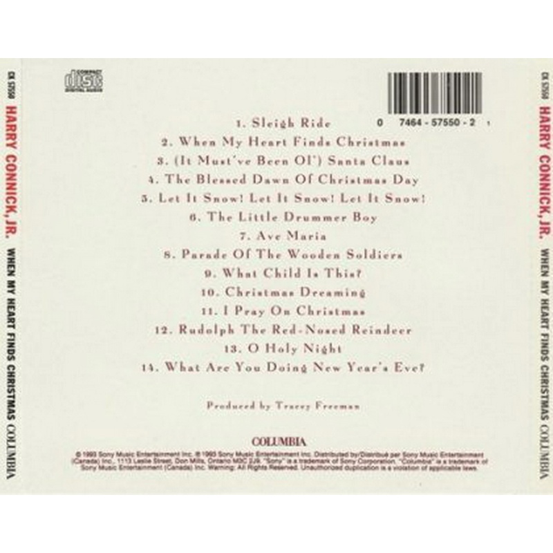 Harry Connick, Jr. When My Heart Finds Christmas CD, Compact Disc