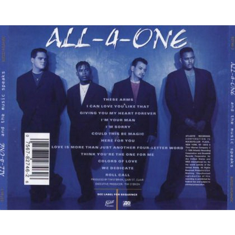 All-4-One And The Music Speaks CD, Compact Disc