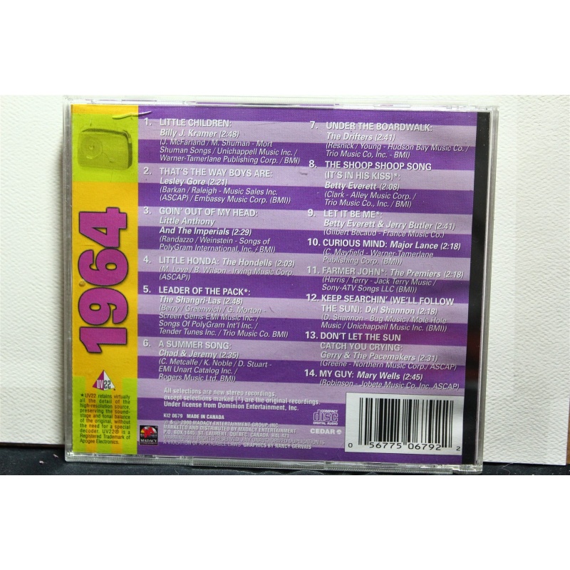 Various Artists Rock Nroll Hits -1964 CD, Compact Disc