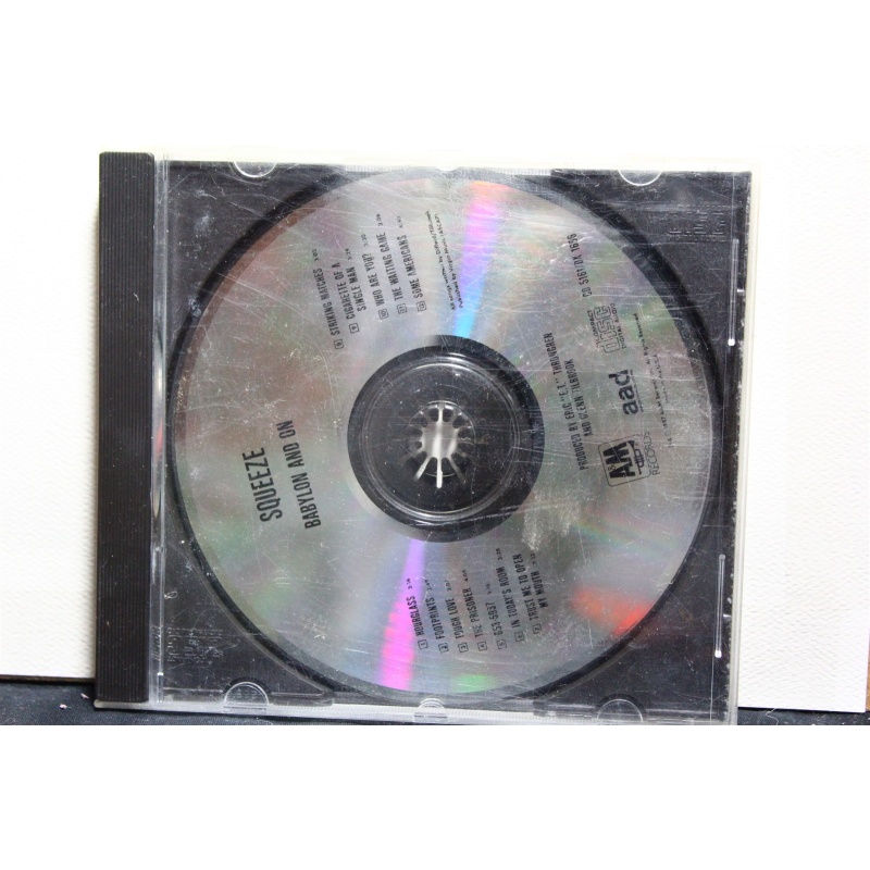 Squeeze Babylon And On CD, Compact Disc