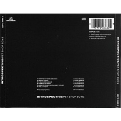 Pet Shop Boys Introspective CD, Compact Disc