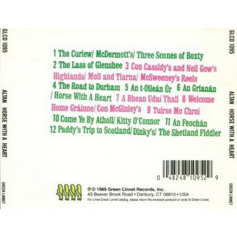 Altan Horse With A Heart CD, Compact Disc