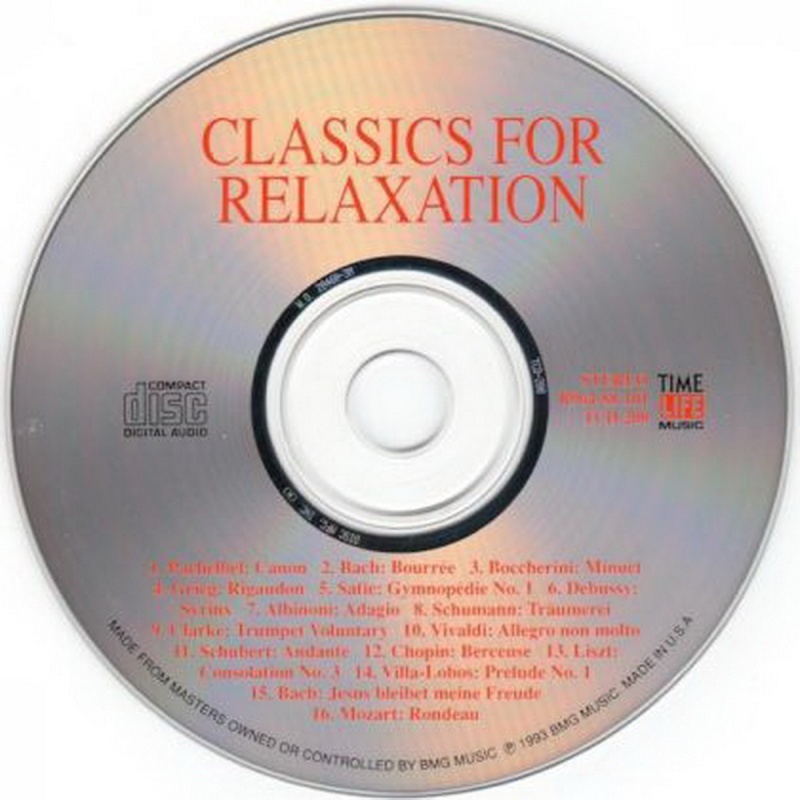 Various Classics For Relaxation CD, Compact Disc