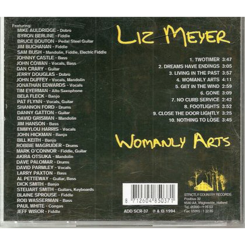 Liz Meyer Womanly Arts CD, Compact Disc