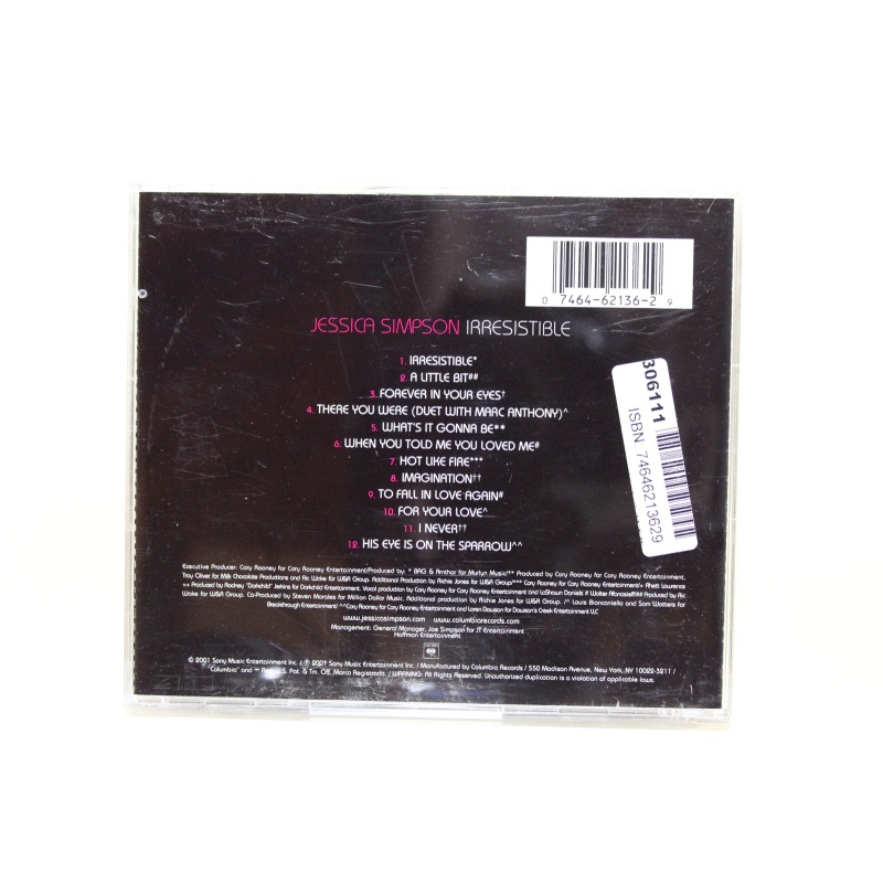 Jessica Simpson Irresistible CD, Compact Disc