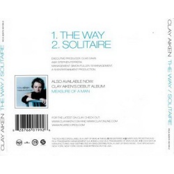 Clay Aiken The Way / Solitaire CD, Compact Disc