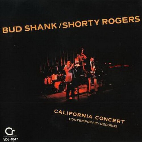 Bud Shank; Shorty Rogers California Concert CD, Compact Disc