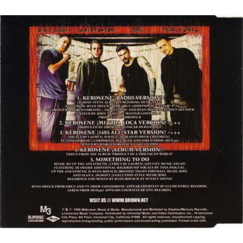 Drown Kerosene CD, Compact Disc