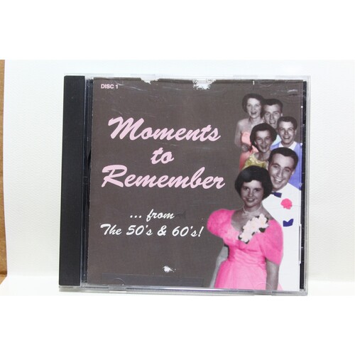 Various Artists Moments To Remember 50s & 60s CD, Compact Disc