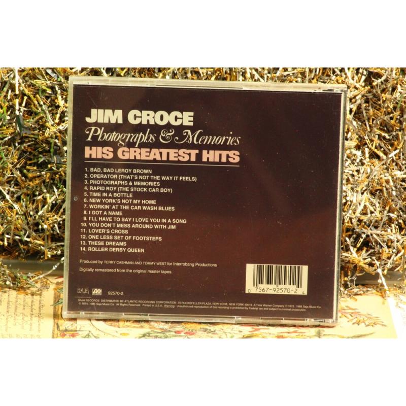 Jim Croce - Photographs & Memories - His Greatest Hits #3608 CD Empty Case Only