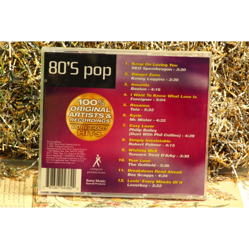Various Artists - 80s Pop #3619 (2004, CD) Empty Case Only
