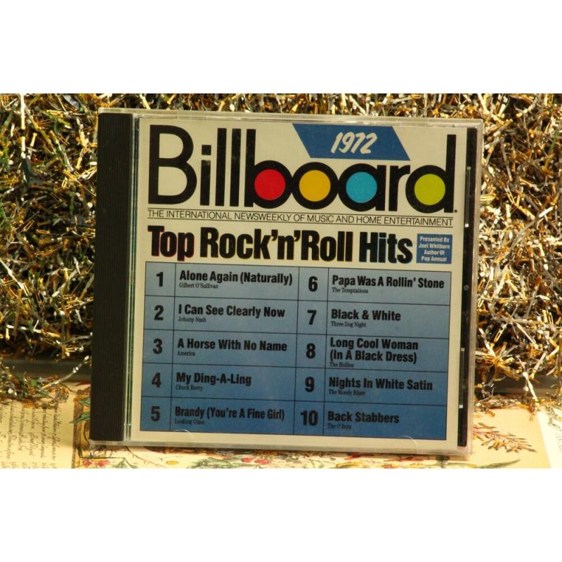 Billboard Top Rock 'n' Roll Hits - 1972 #3632 (1989, CD) Empty Case Only