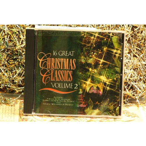 Various Artists - 16 Great Christmas Classics Volume 2 #3658 CD Empty Case Only