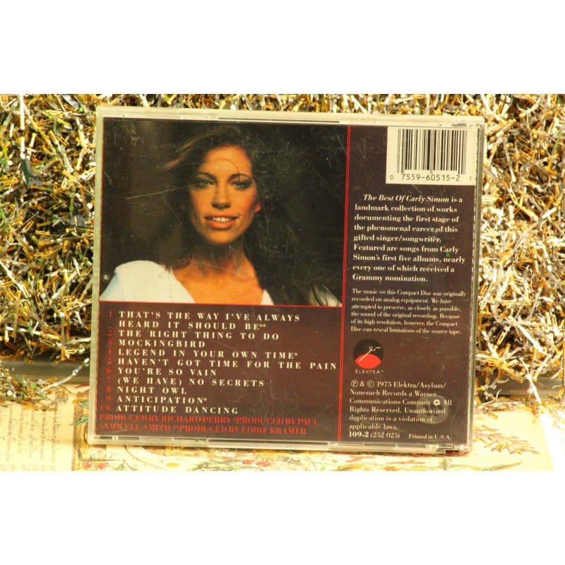 Carly Simon - The Best Of Carly Simon #3663 (2005, CD) Empty Case Only