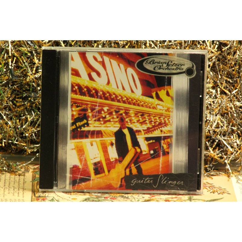 Brian Setzer Orchestra - Guitar Slinger #3664 (1996, CD) Empty Case Only