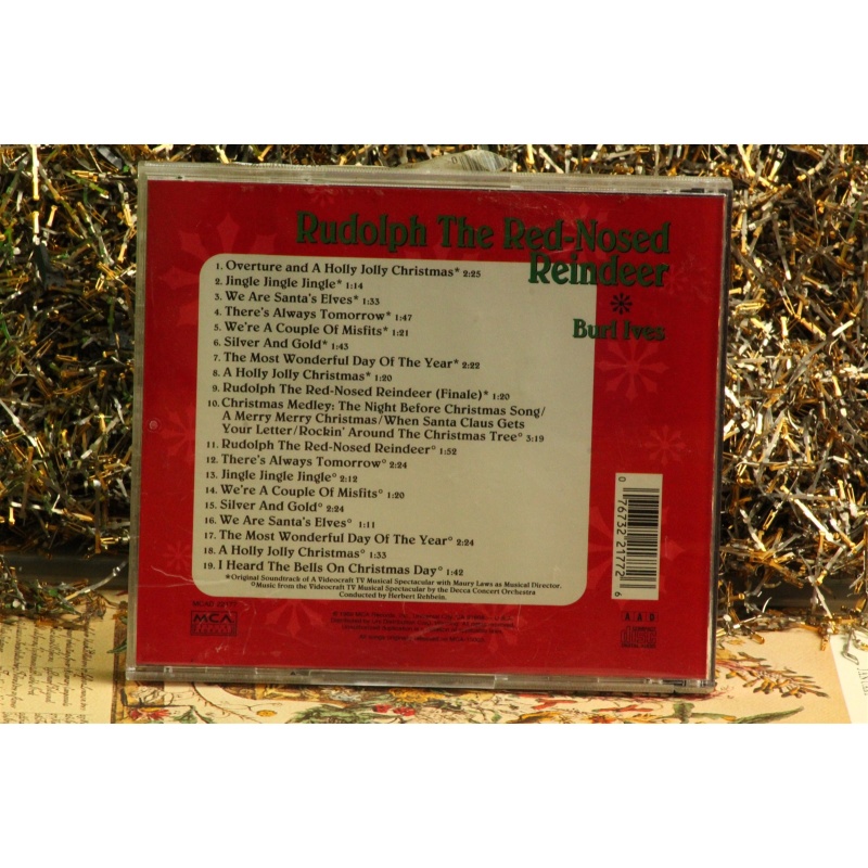 Various Artists - Rudolph The Red-Nosed Reindeer #3670 (1995 CD) Empty Case Only