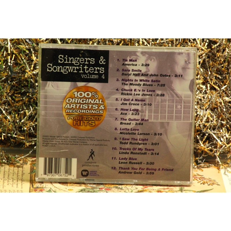 Various Artists - Singers And Songwriters Vol 4 #3683 (, CD) Empty Case Only