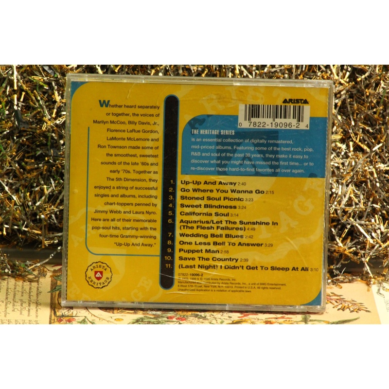 The 5th Dimension Master Hits: The 5th Dimension #3685 (1999 CD) Empty Case Only