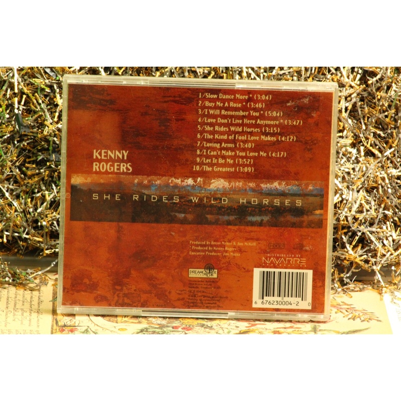 Kenny Rogers - She Rides Wild Horses #3696 (, CD) Empty Case Only