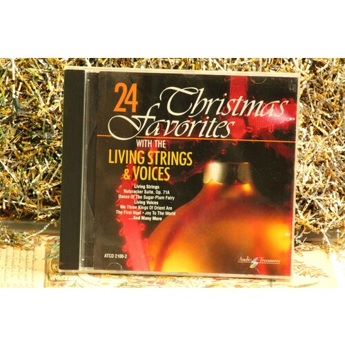 The Living Strings and Voices 24 Christmas Favorites #3701 (CD) Empty Case Only