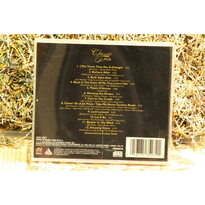 Judy Collins - Classic Folk #3702 (2000, CD) Empty Case Only