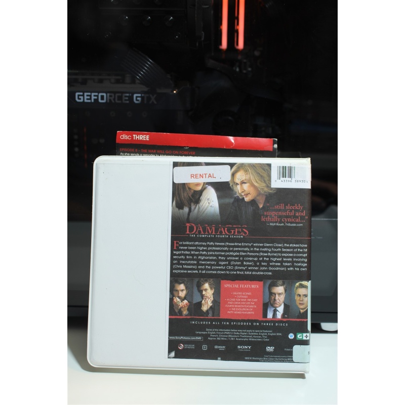 The Damages: The Complete Fourth Season (DVD, 2012, 3-Disc Set)