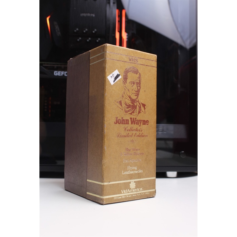 John Wayne - Collectors Edition (VHS, 3-Tape Set)