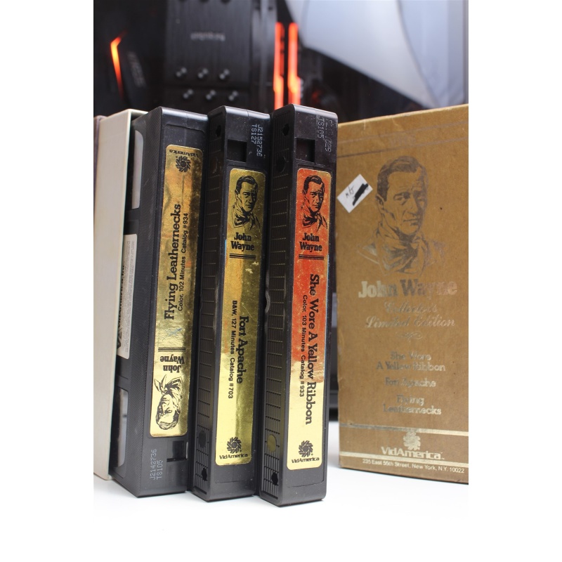 John Wayne - Collectors Edition (VHS, 3-Tape Set)