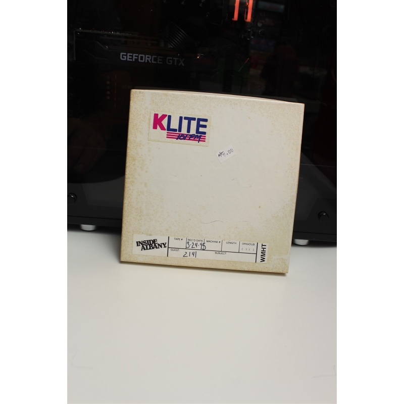 Reel 2 Reel Tape KLITE 101 FM 3/24/95 Inside Albany - Reel-To-R