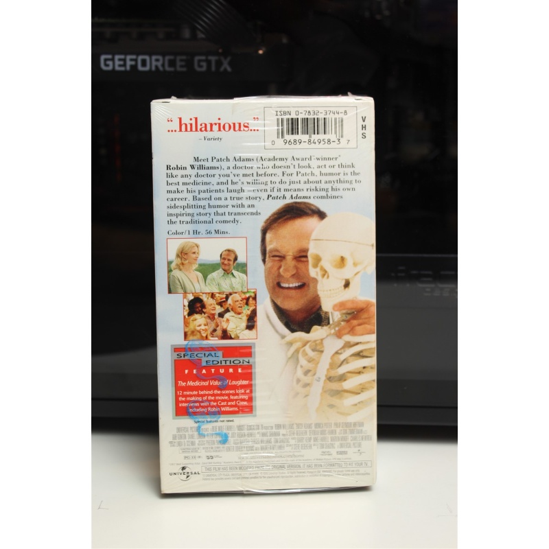 Patch Adams (1998, VHS) - Comedy; Drama; Romance; Biography