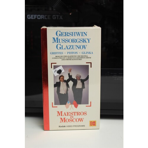 Vhs Tape: Maestros In Moscow / Gregory Peck Kodak Classical Ger
